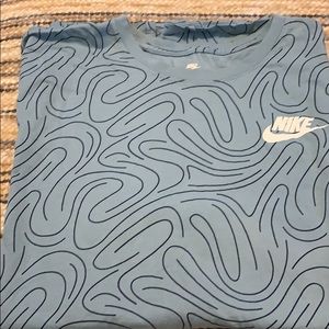 Blue Nike t-shirt